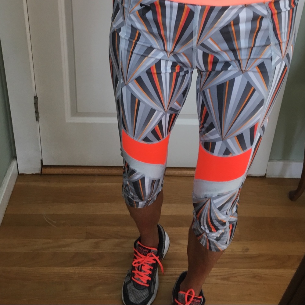 Athletic pant YAS sport grey,white, orange
